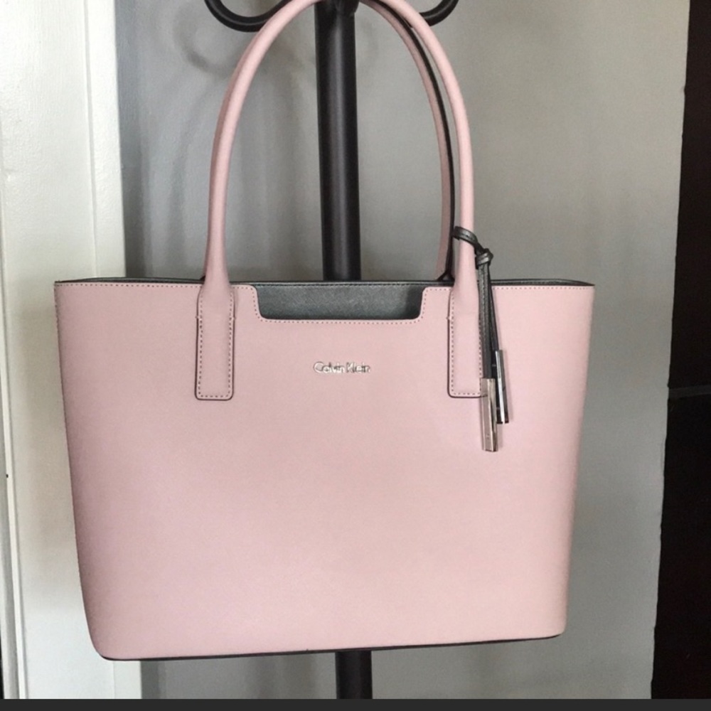 Calvin Klein Saffiano Leather Tote